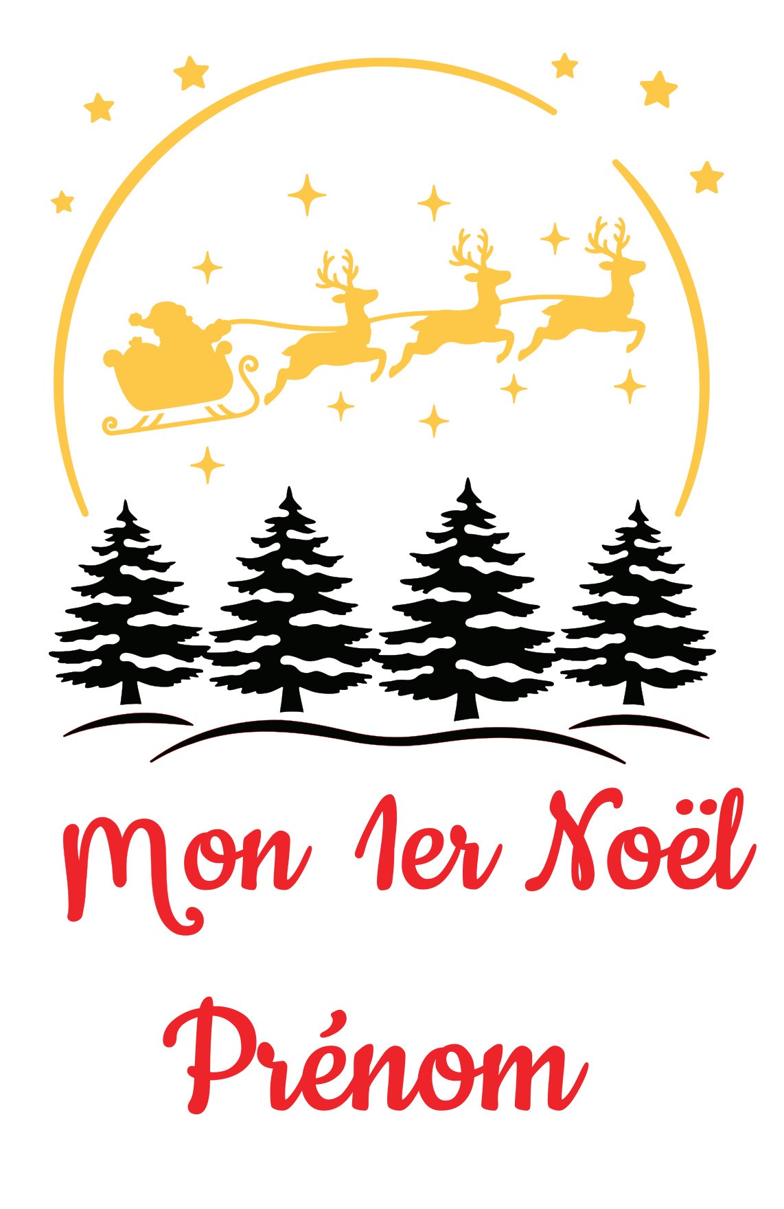 Body 1er Noël 6 motifs au choix – Image 3