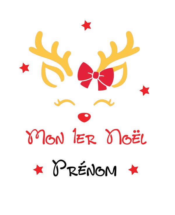 Body 1er Noël 6 motifs au choix – Image 7