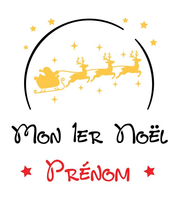 Body 1er Noël 6 motifs au choix – Image 6