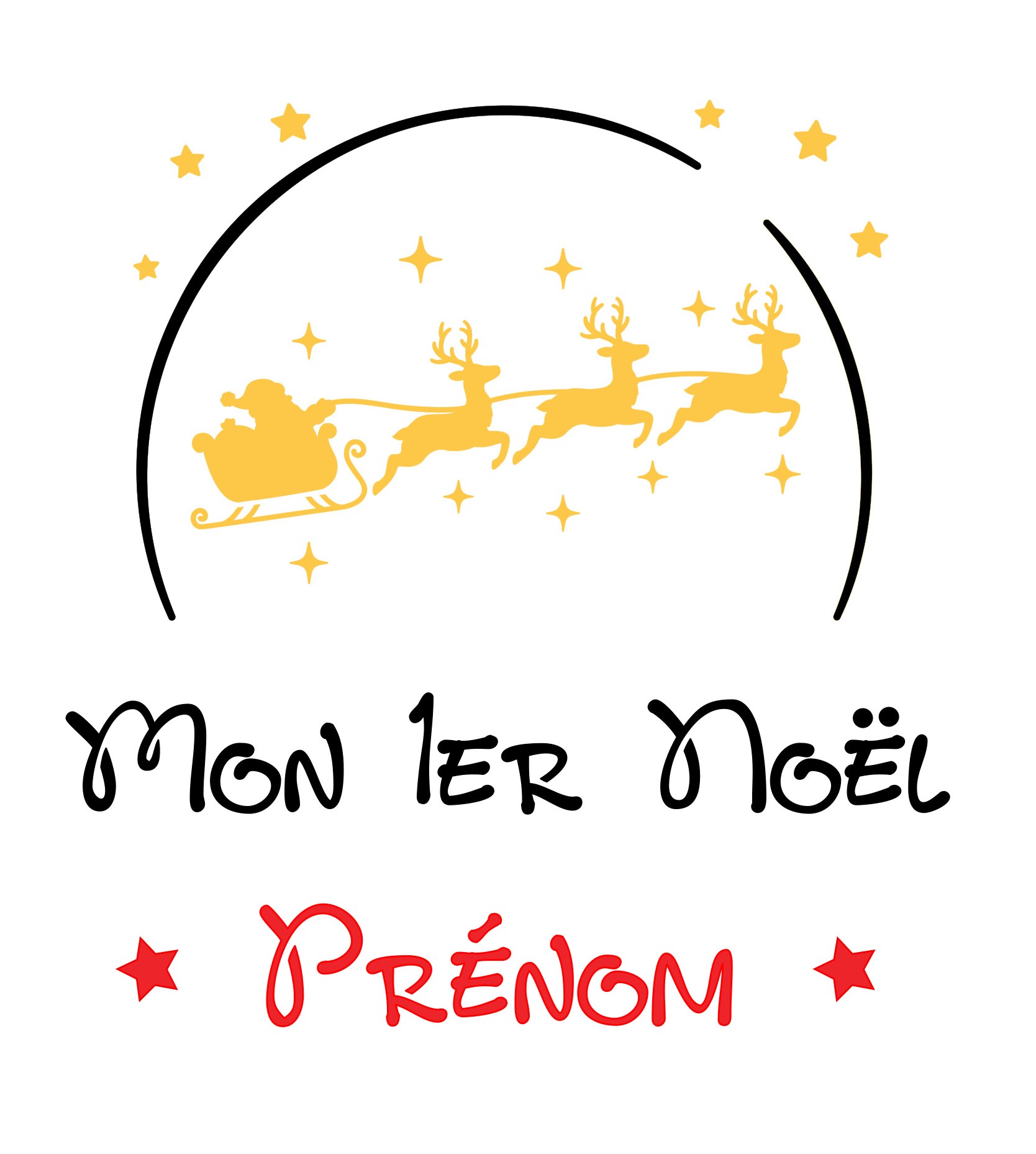 Body 1er Noël 6 motifs au choix – Image 6