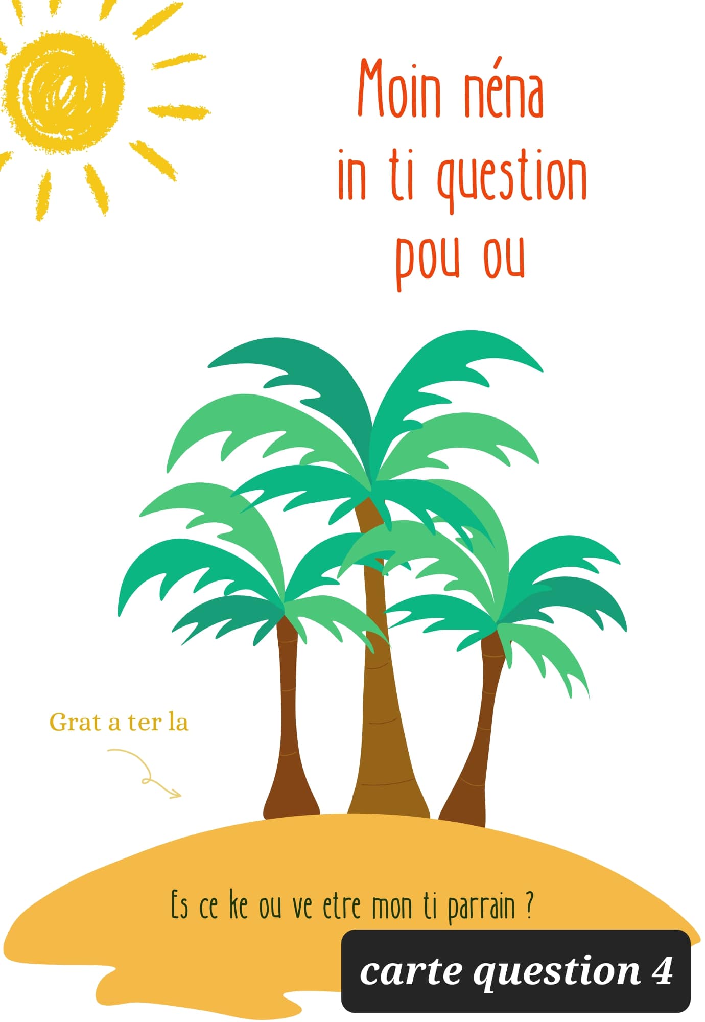 Carte à gratter "j'ai une question" – Image 6