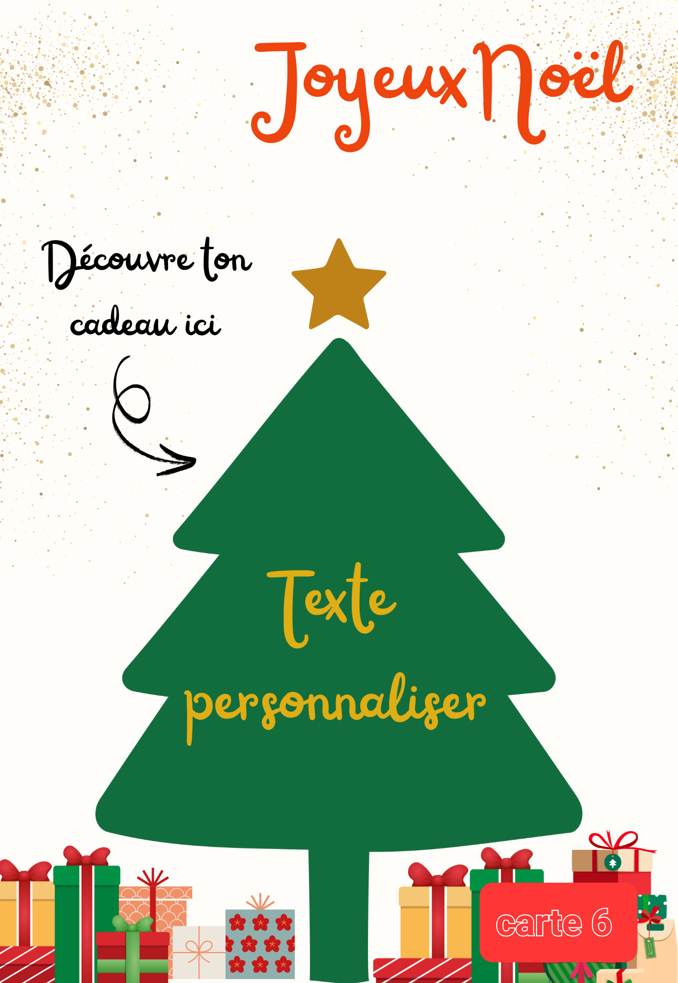 Carte à gratter sur le thème de Noël – Image 2