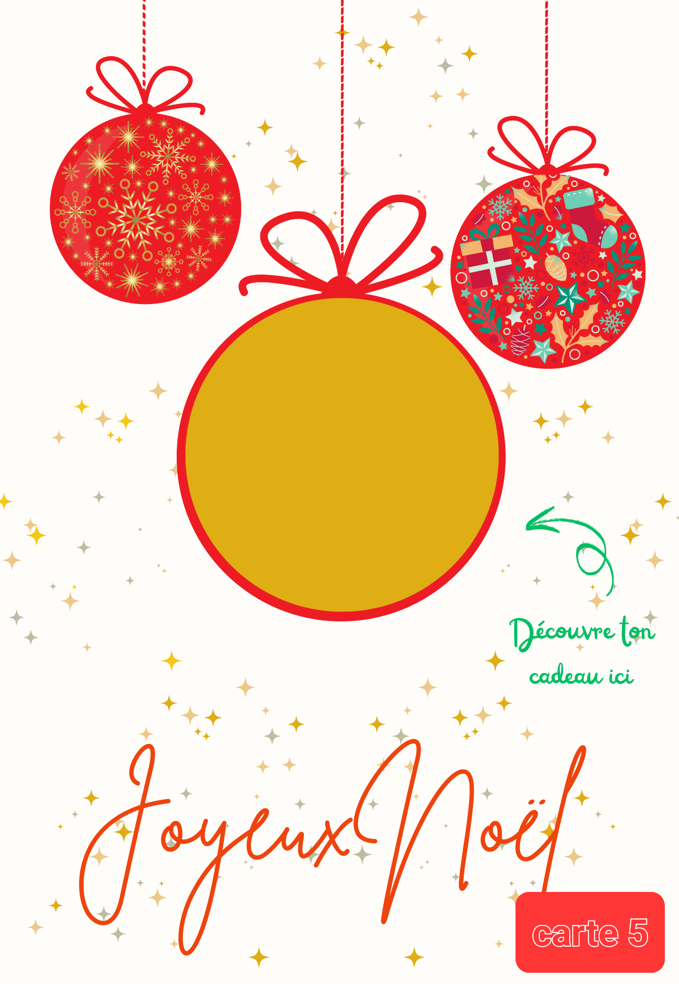 Carte à gratter sur le thème de Noël – Image 6