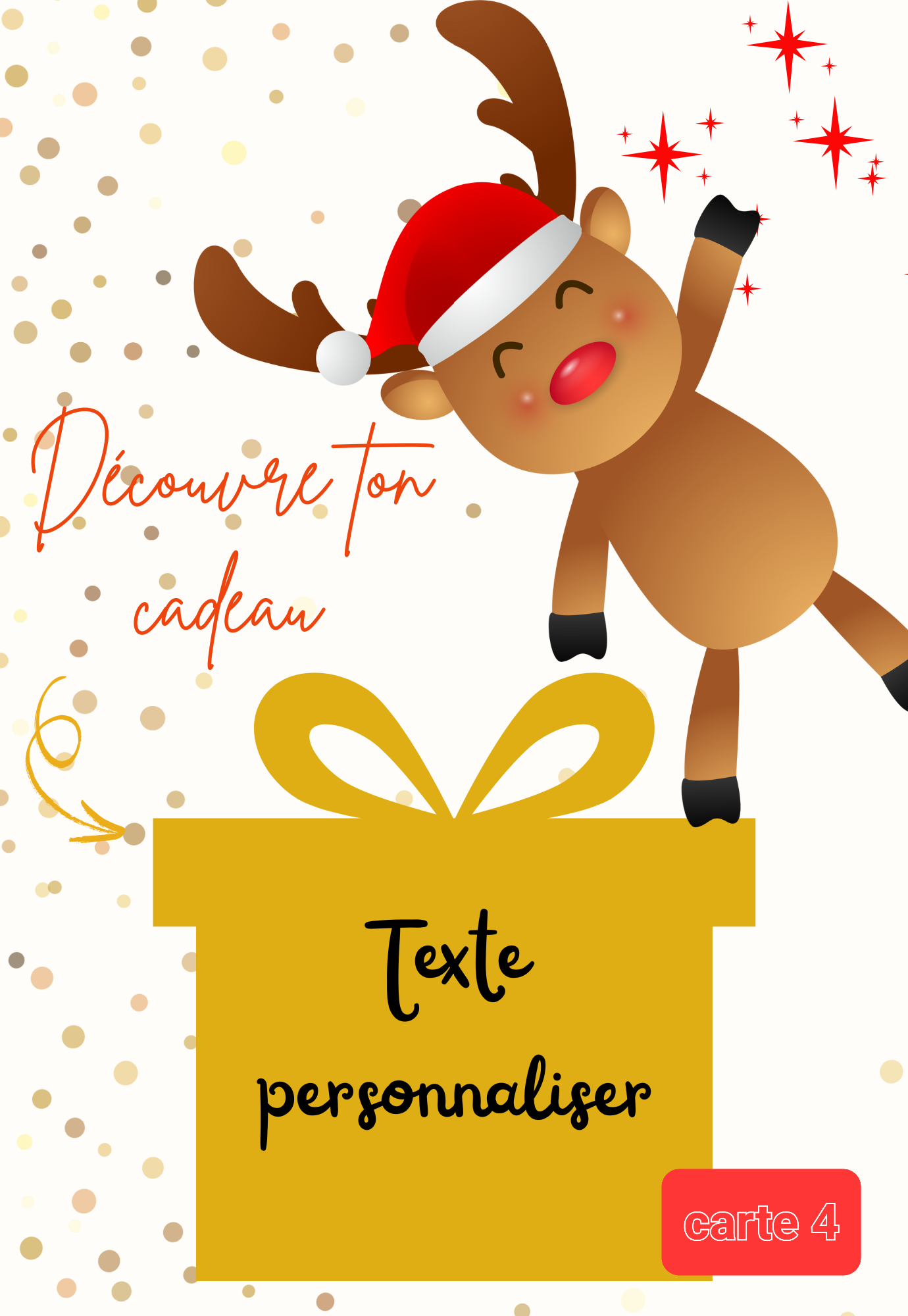 Carte à gratter sur le thème de Noël – Image 5