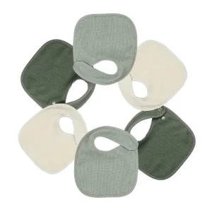 Lot de 6 bavoirs naissance