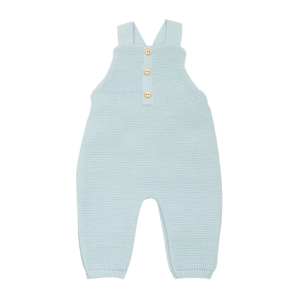 Salopette en maille Bleu 1-3mois
