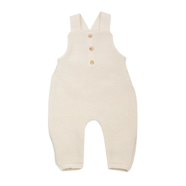 Salopette en maille Beige