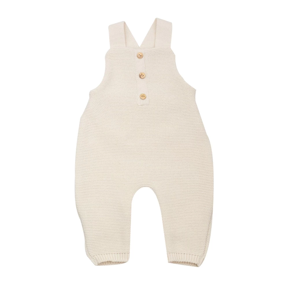 Salopette en maille Beige