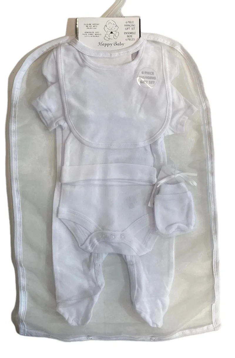 Ensemble naissance blanc 0-3mois pre commande