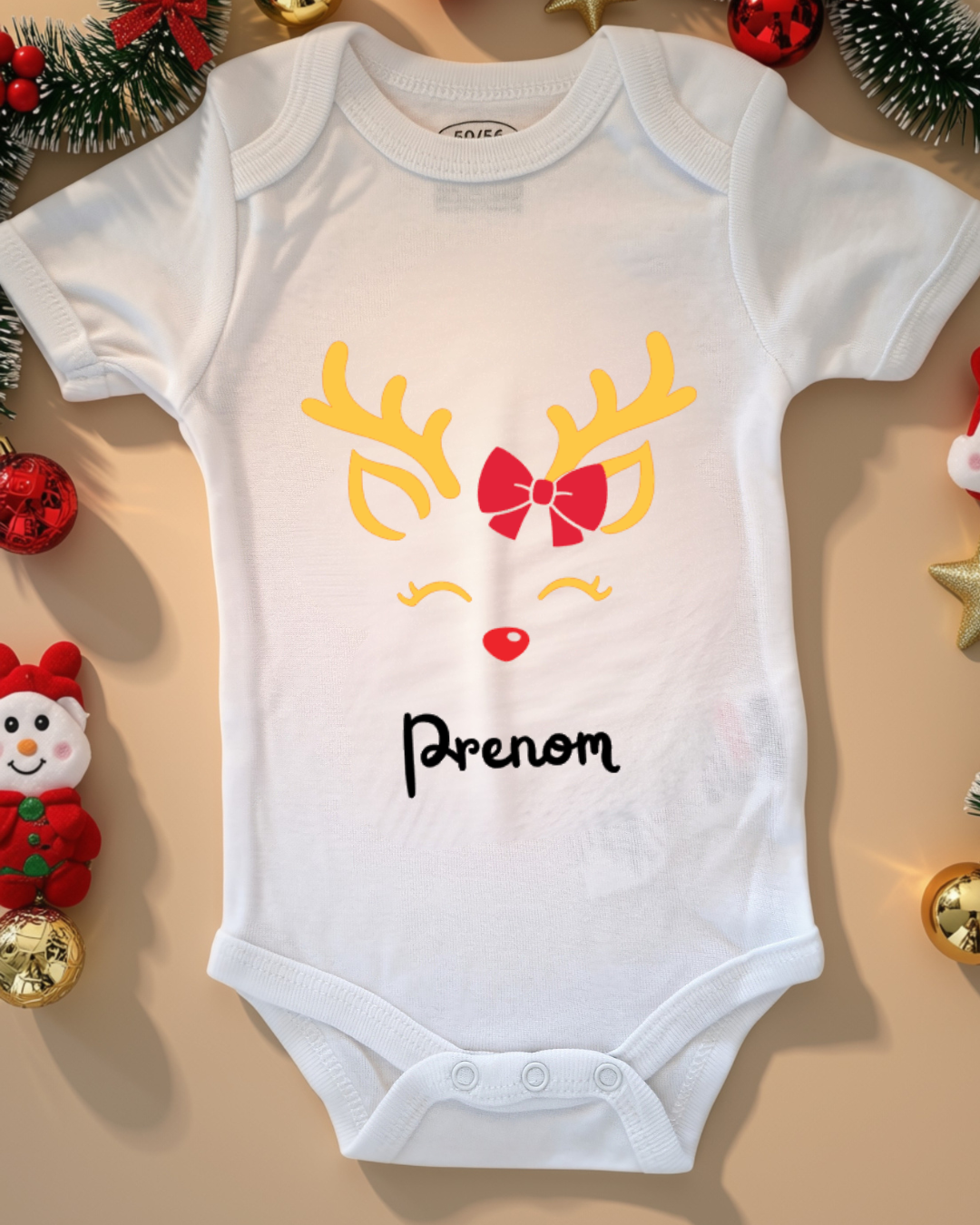 Body de Noël reine fille